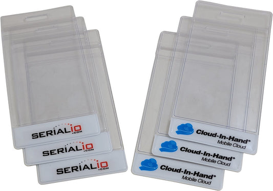 Badge Holder With UHF Tag For Stratus-io Walk-by Attendance