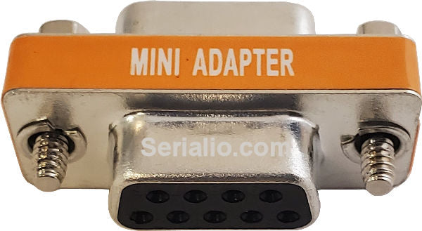 DB9 F/F Mini Gender Changer NULL MODEM