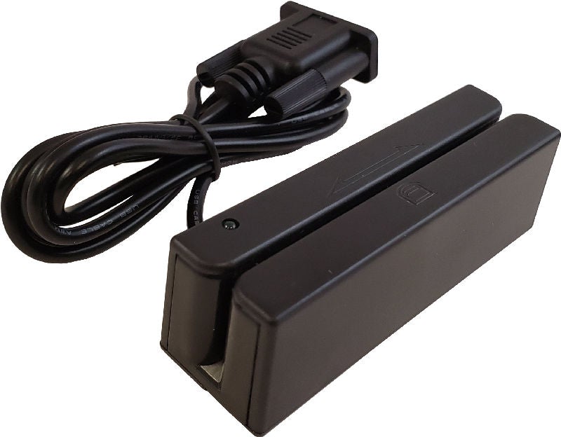 Wireless Magnetic Stripe Badge Reader (MagSwipe) RS232 for iPad, Android, Windows, macOS