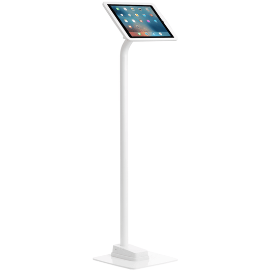 Kiosk, Floor Standing, White, iPad G10-G11, 10.9 Inch