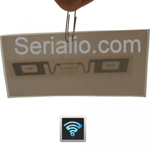High quality EPC Gen 2 UHF RFID Labels with peel-and-stick adhesive back