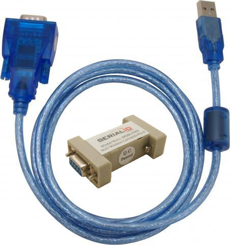 USB Serial Port RS232 5V Power on Pin9 Current Limited Windows & Mac with null-modem female-female adapter